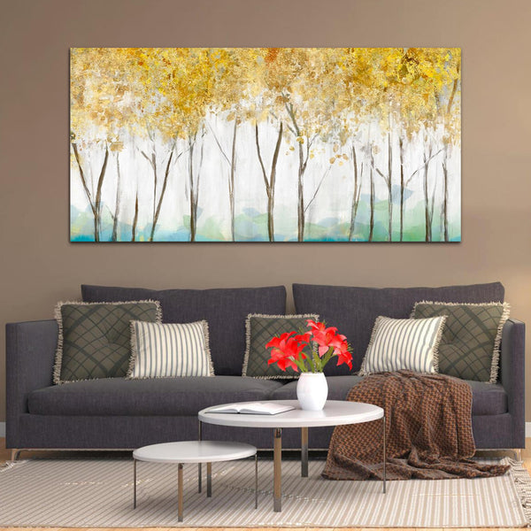 Flowers Abstract Canvas Wall Painting