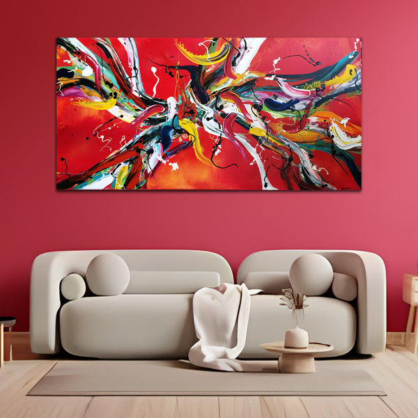 Bautiful Colorful Modern Canvas Painting & Arts