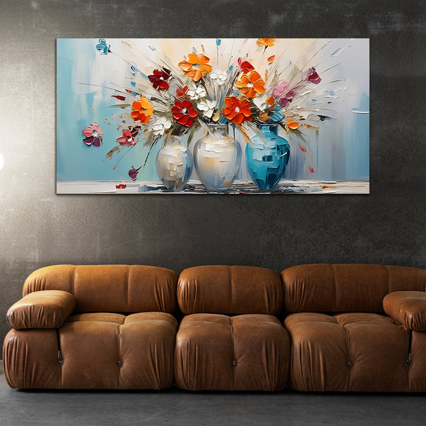 Flower Orange-Yellow Canvas Wall Painting