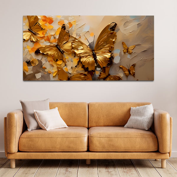 Beautiful Butterfly Canvas Wall Painting