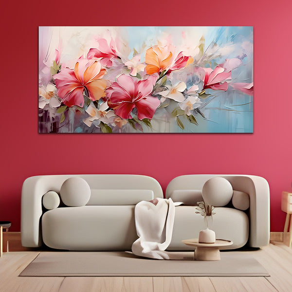 Colorful Flower Canvas Wall Painting & Arts