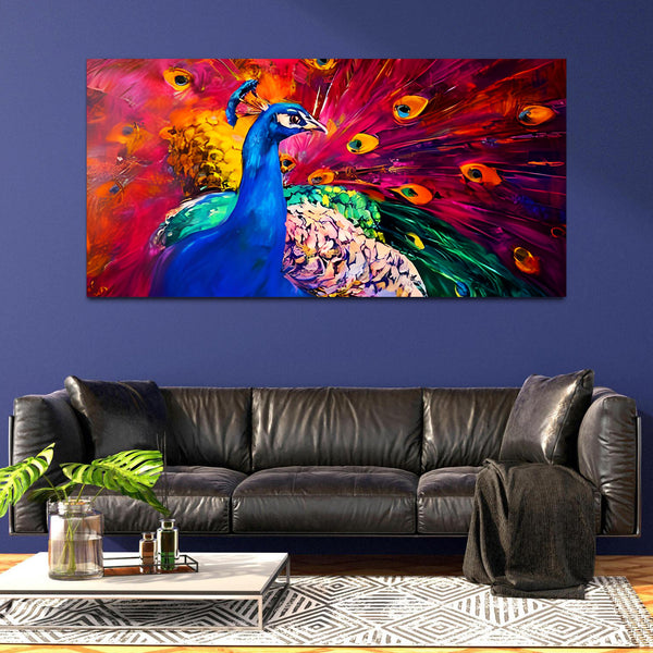 Beautiful Abstract Bird Canvas Wall Painting & Arts