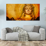 Premium Canvas Spiritual Lord Shiva Canvas  Wall Painting