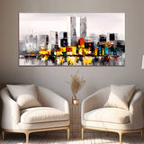 Abstract City  Modern Canvas Wall Painting  & Arts
