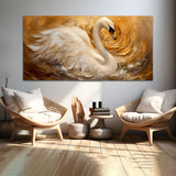 White Duck Canvas Wall Painting & Arts