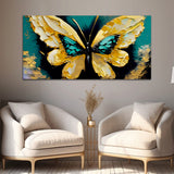 Blue Butterfly Canvas Wall Painting