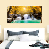 Waterfall Colorful Canvas Wall Painting