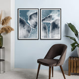 Beautiful Scenery & Art Set of 2 Wall Frames