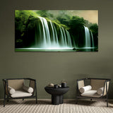 Beautiful Waterfall with Tree Canvas Wall Painting