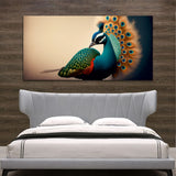 Colorful Premium Peacock Canvas Wall Painting