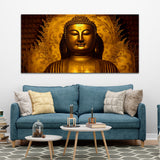Golden Lord Buddha wall Painting