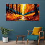 Beautiful Colorful Abstract Tree Painting & Art