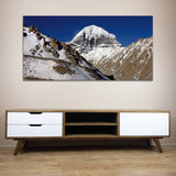 White Mountain with Snow Canvas Wall Painting & Arts