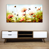 Beautiful Pink and White Canvas Wall Painting