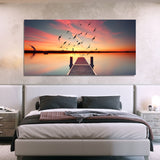 Epic Graffiti Missing Duck in a High Gloss Acrylic Canvas Wall Painting