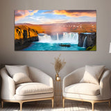 Couple Walking Oil Pant Canvas Wall Painting