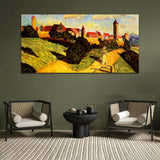 Abstract Paint Canvas Wall Painting