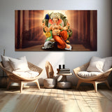 Shri Ganpati Ganesha Canvas Wall Painting & Arts