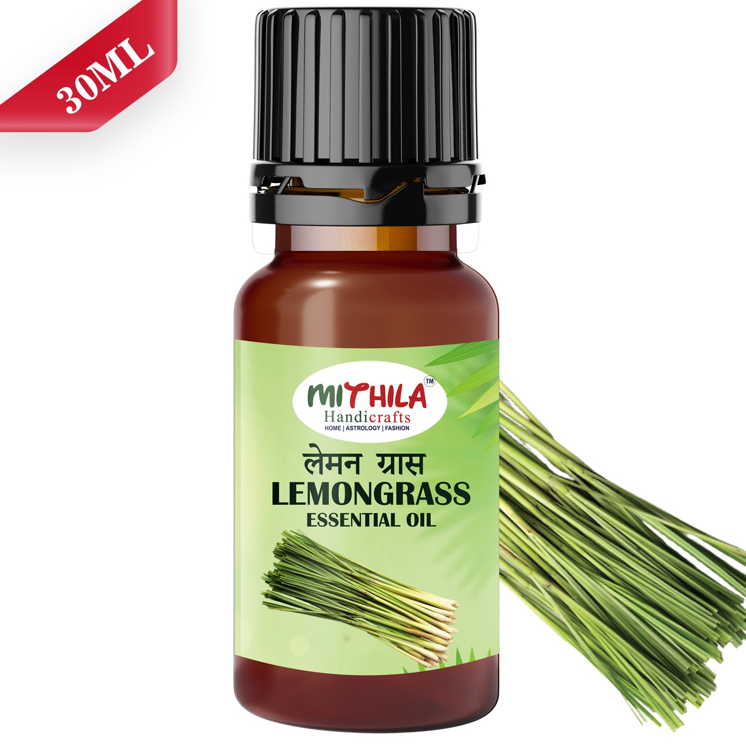 LemonGrass Essential Oil For Skin, Hair Care, Home Fragrance, Aroma Therapy 30ml