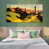 Abstract Paint Canvas Wall Painting