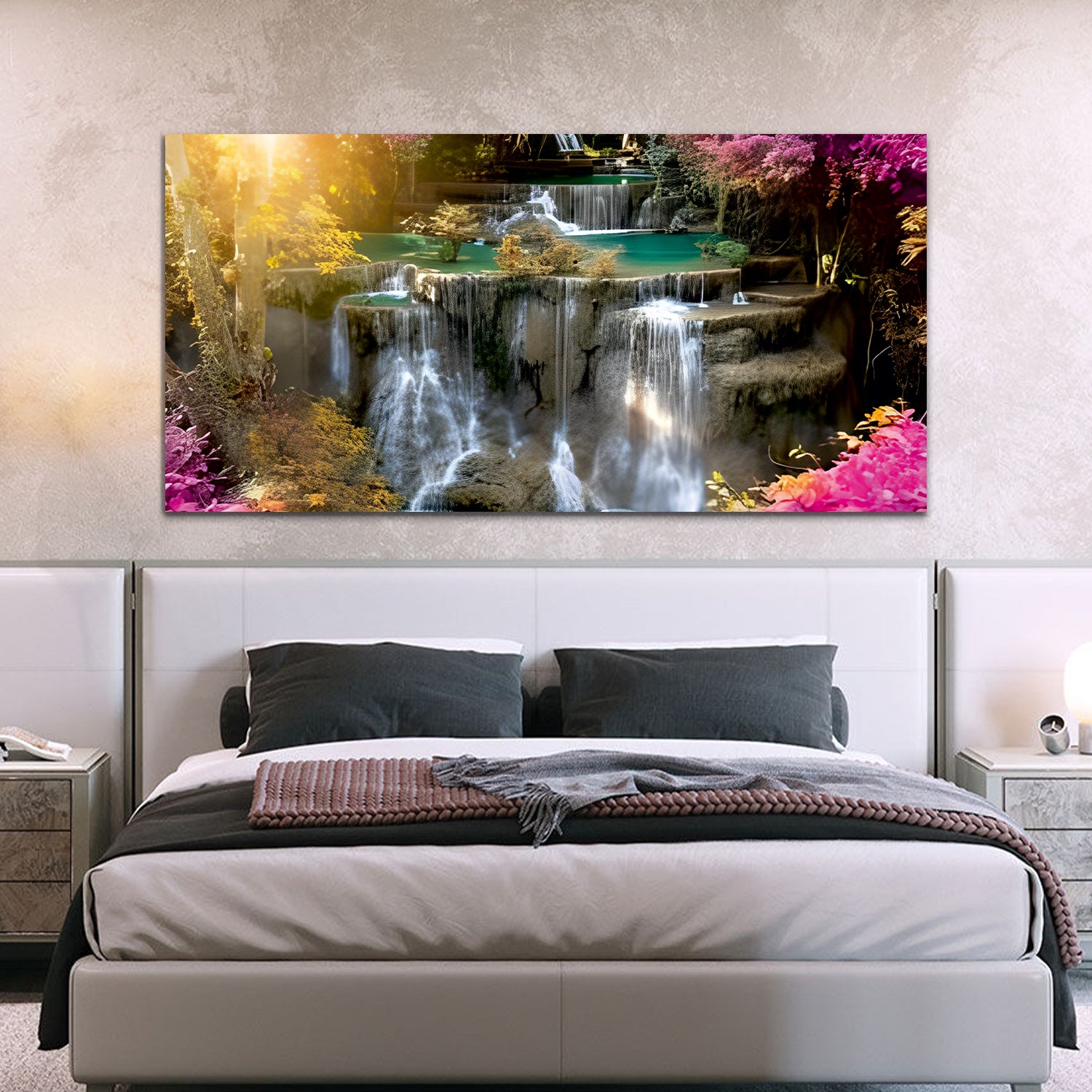Nature Multicolor Canvas Wall Painting