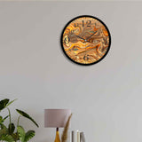 Unique Colorful Design Round Shape Wall Clock