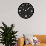Black and White Modern Wall Clock