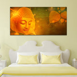 Yellow Lord Buddha Canvas Wall Paintings & Art