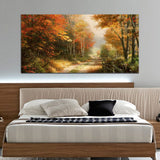 Beautiful Colorful Forest Tree Wall Painting