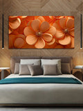 Red Flower Canvas Wall Painting & Arts