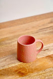MITHILA HANDICRAFTS Shine Coffee Mug Set of 6 Ceramic Tea Mugs, Microwave Safe Coffee Mugs,Ceramic Tea Cups (280 ml Each) (Pink)