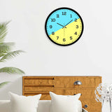 Beautiful Dual Color Wooden Wall Clock