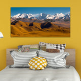White and Red Mountain Canvas Wall Painting
