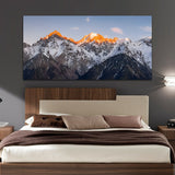 Mountain with Snow Canvas Wall Painting & Art