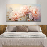 Beautiful White and Pink Canvas Wall Painting