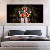 Lord Ganesha Premium Canvas Wall Painting