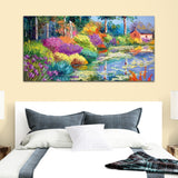Abstract Flowers Canvas Wall Painting