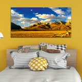 Beautiful Mountain with Blue Sky Canvas Wall Painting
