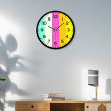 Colorful Printed Design Wall Clock