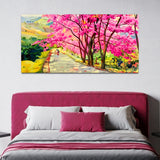 Modern Pink Tree Canvas Wall Painting & Arts
