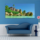 Mountain with Beautiful Sea Wall Painting & Arts