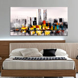 Abstract City  Modern Canvas Wall Painting  & Arts