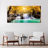 Waterfall Colorful Canvas Wall Painting