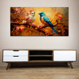 Two Birds Conversation at Tree Canvas Wall Painting