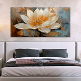 Abstract Flower Canvas Painting and Arts