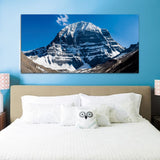 Mountain with Blue Sky Canvas Wall Painting