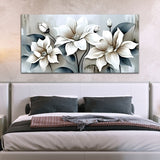 Beautiful White Flower Canvas Wall Painting
