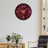 Beautiful Flower Pattern Printed Designer Wall Clock