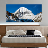 White Mountain With Blue Sky Canvas Wall Painting & Arts