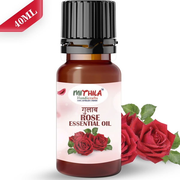 Rose Essential Oil For Skin, Hair Care, Home Fragrance, Aroma Therapy 40ml